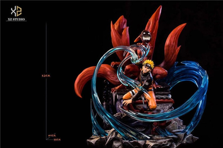 Anime XS Studios Naruto Gk Figures | [Pre-Order] Naruto Gk Figures - Naruto Uzumaki Naruto And Kurama Gk1509 | Gk Figure