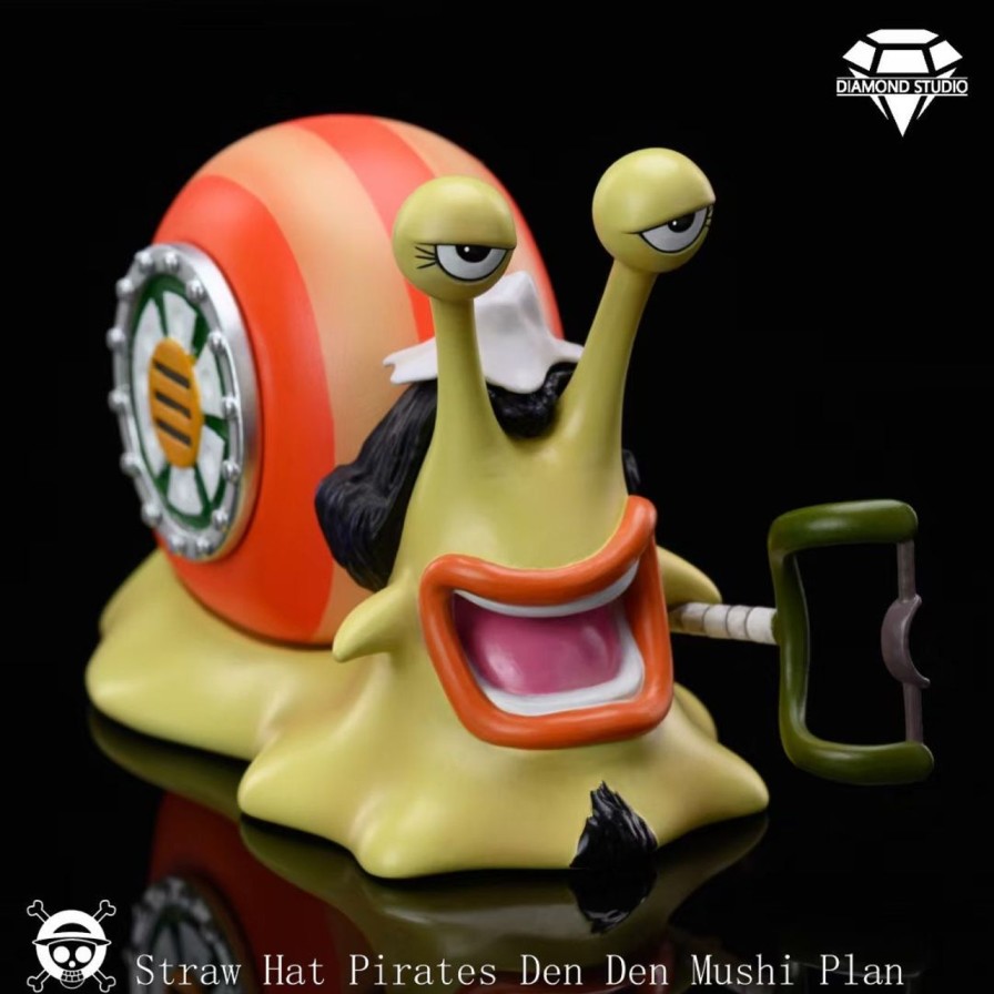 Anime Diamond Studio One Piece Gk Figures | [Pre-Order] One Piece Gk Figures - Diamond Usopp Robin Brook Transponder Snail Gk1509 | Gk Figure