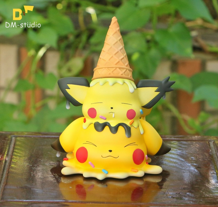 Anime DM Studios  Pokemon Gk Figures | [Pre-Order] Pokemon Gk Figures - Ice Cream Series Pichu Gk1509 | Gk Figure