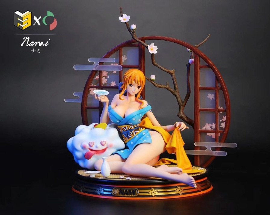 Anime F3 Studio One Piece Gk Figures | [Instock] One Piece Gk Figures - Nami In Kimono Gk1509 | Gk Figure