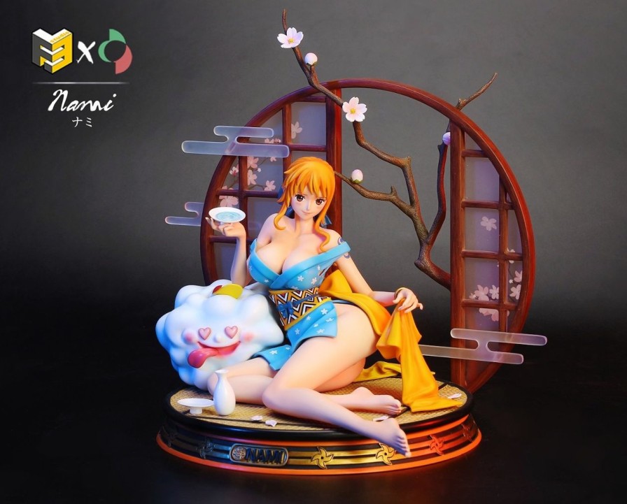 Anime F3 Studio One Piece Gk Figures | [Instock] One Piece Gk Figures - Nami In Kimono Gk1509 | Gk Figure