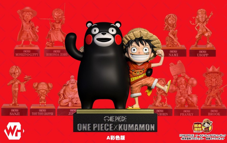 Anime WH Studio One Piece Gk Figures | [Pre-Order] One Piece Gk Figures - Kumamon And Luffy Gk1509 | Gk Figure