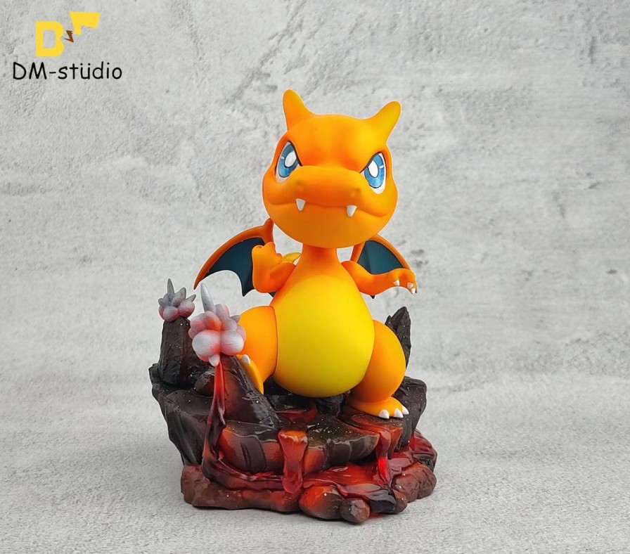 Anime DM Studios Pokemon Gk Figures | [Pre-Order] Pokemon Gk Figures - Adorable Series Little Charizard Gk1509 | Gk Figure