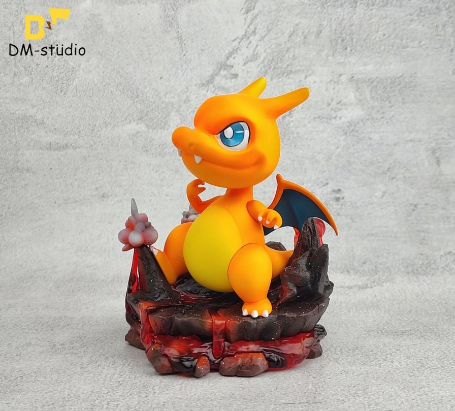 Anime DM Studios Pokemon Gk Figures | [Pre-Order] Pokemon Gk Figures - Adorable Series Little Charizard Gk1509 | Gk Figure