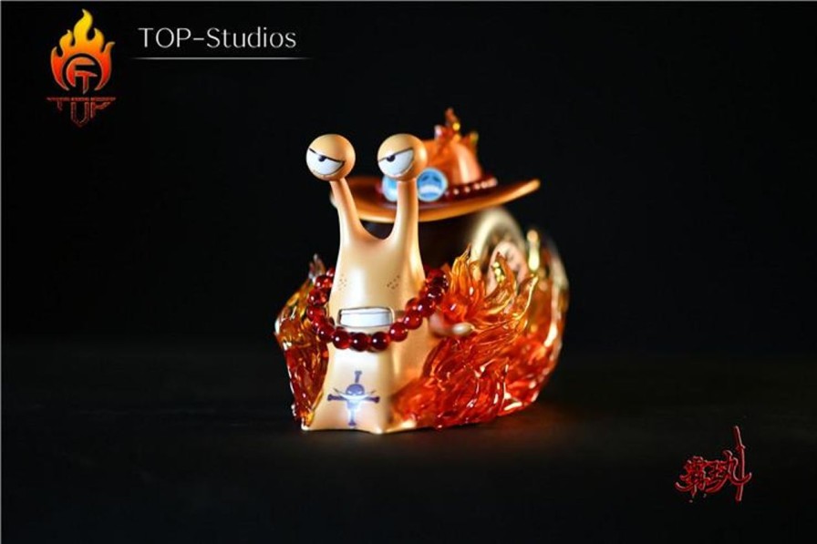 Anime TOP Studios One Piece Gk Figures | [Pre-Order] One Piece Gk Figures - Ace Transponder Snail Gk1509 | Gk Figure