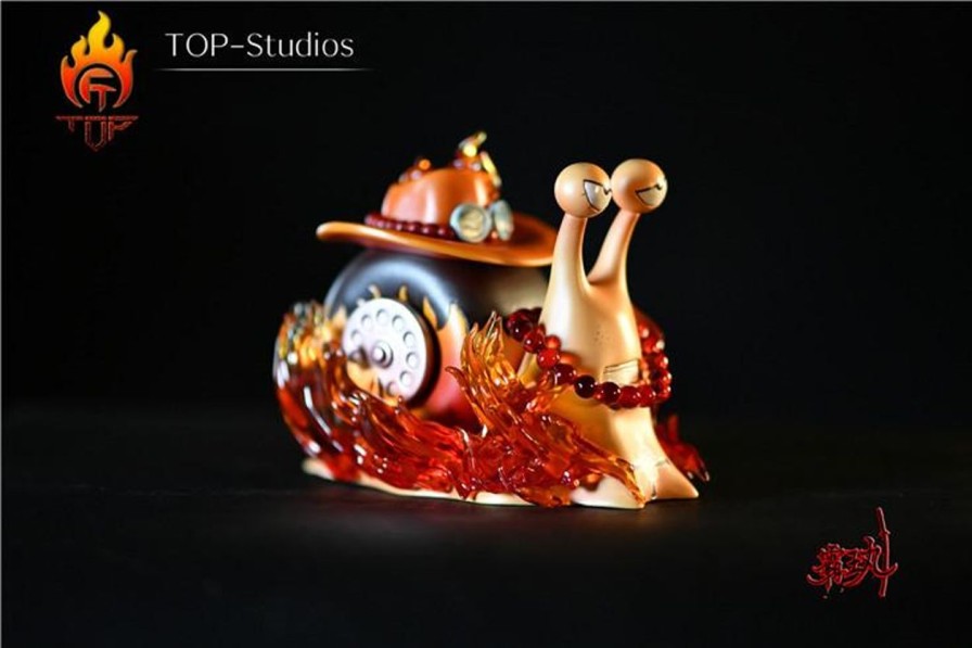 Anime TOP Studios One Piece Gk Figures | [Pre-Order] One Piece Gk Figures - Ace Transponder Snail Gk1509 | Gk Figure