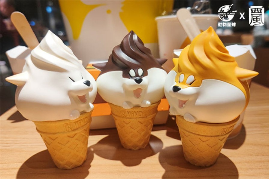 Anime Animal Planet Pokemon Gk Figures | [Pre-Order] Pokemon Gk Figures - Ice-Cream Series Shiba Inu Gk1509 | Gk Figure
