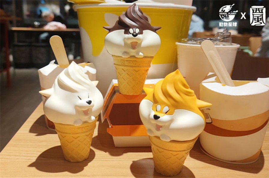 Anime Animal Planet Pokemon Gk Figures | [Pre-Order] Pokemon Gk Figures - Ice-Cream Series Shiba Inu Gk1509 | Gk Figure