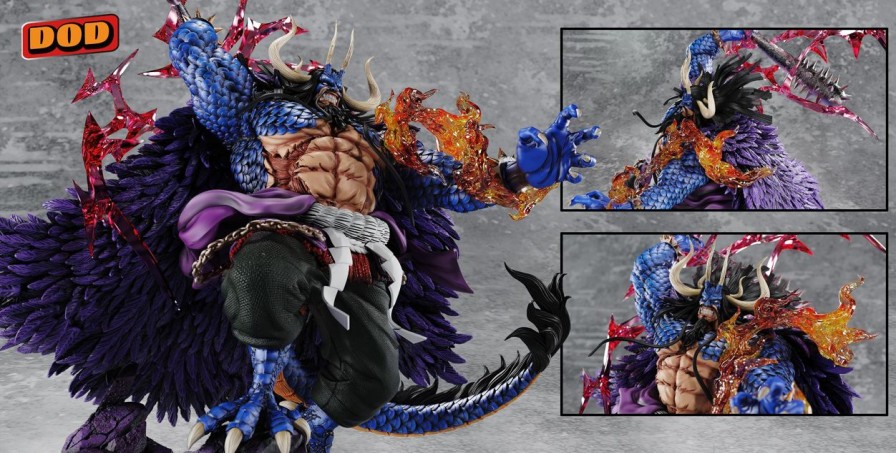 Anime DOD Studio One Piece Gk Figures | [Pre-Order] One Piece Gk Figures - Half Beast Form Kaido Gk1509 | Gk Figure