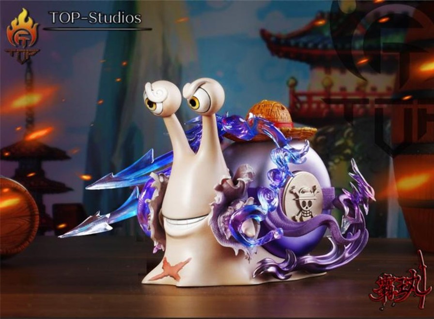 Anime TOP Studios One Piece Gk Figures | [Pre-Order] One Piece Gk Figures - Luffy Nika And Yamato Transponder Snail Gk1509 | Gk Figure