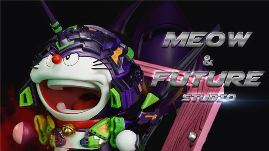 Other Movies Meow Studio X Future Studio | [Pre-Order] Daraemon Gk Figures - Meow Art X Future Doraemon Cosplay Eva Unit01 Gk1509 | Gk Figure