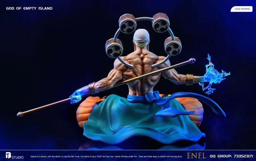 Anime BT Studio One Piece Gk Figures | [Pre-Order] One Piece Gk Figures - Bsitting Pose Series Enel Gk1509 | Gk Figure