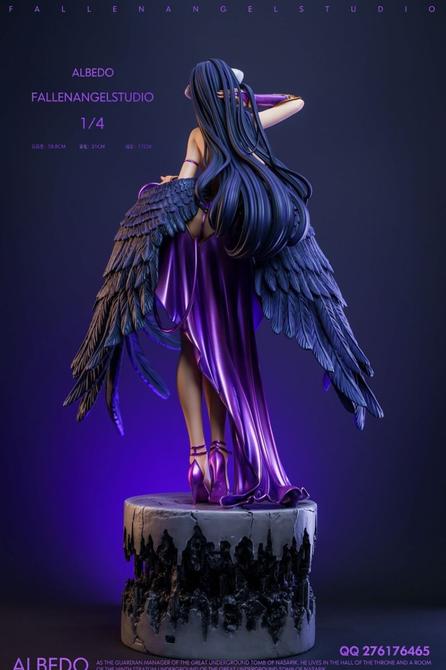 Other Movies Fallen Angel Studio | [Pre-Order] Overload Gk Figures - Bikini Series Albedo Gk1509 | Gk Figure