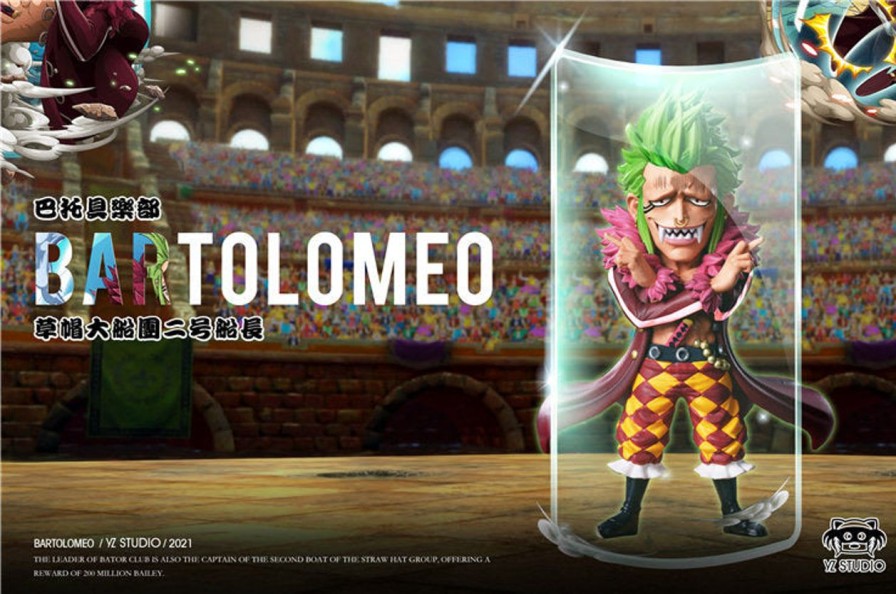 Anime YZ Studio One Piece Gk Figures | [Pre-Order] One Piece Gk Figures - Colosseum Series Bartolomeo Gk1509 | Gk Figure
