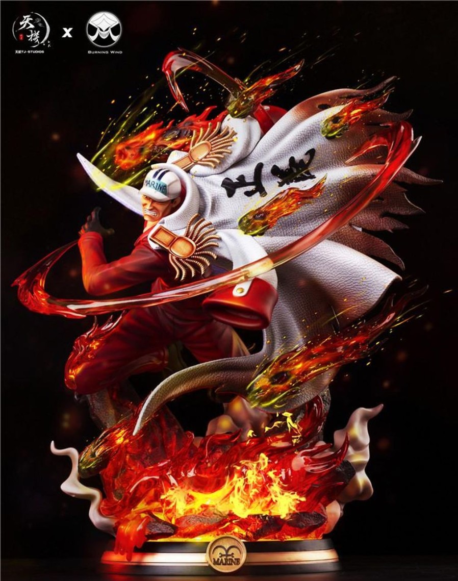 Anime TJ Studio X Burning Wind Studio One Piece Gk Figures | [Pre-Order] One Piece Gk Figures - Akainu Sakazuki - Three Admirals Series #1 Gk1509 | Gk Figure