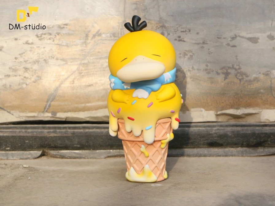 Anime DM Studios  Pokemon Gk Figures | [Pre-Order] Pokemon Gk Figures - Ice-Cream Series Psyduck Gk1509 | Gk Figure