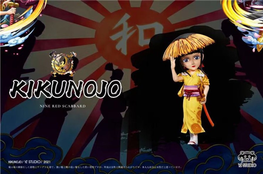 Anime YZ Studio One Piece Gk Figures | [Pre-Order] One Piece Gk Figures - Nine Red Scabbards Kikunojo Gk1509 | Gk Figure