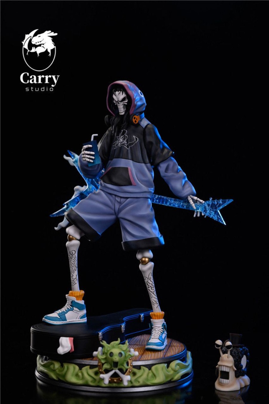 Anime Carry Studio One Piece Gk Figures | [Pre-Order] One Piece Gk Figures - Carry Straw Hat Pirates Brook Gk1509 | Gk Figure