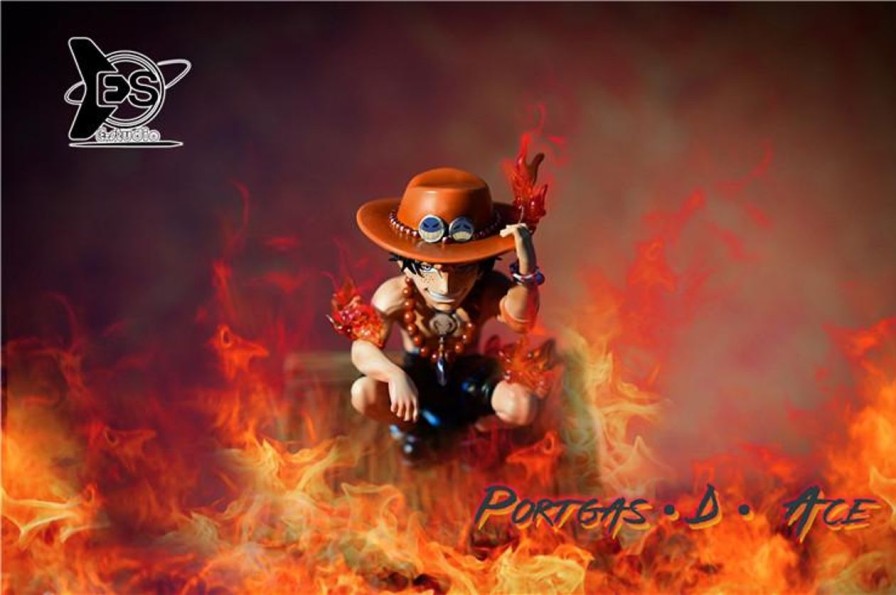 Anime E Studio One Piece Gk Figures | [Instock] One Piece Gk Figures - Ace On The Roof Gk1509 | Gk Figure