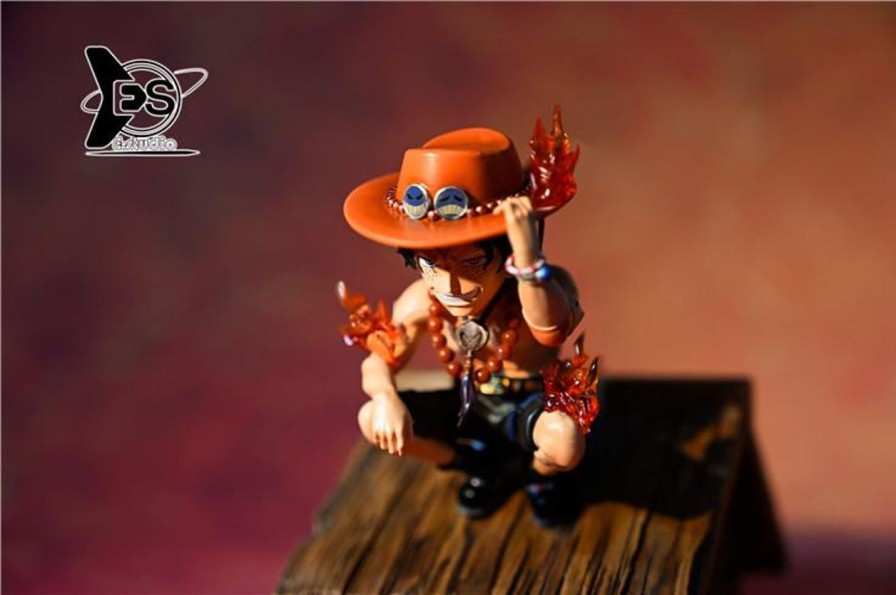 Anime E Studio One Piece Gk Figures | [Instock] One Piece Gk Figures - Ace On The Roof Gk1509 | Gk Figure