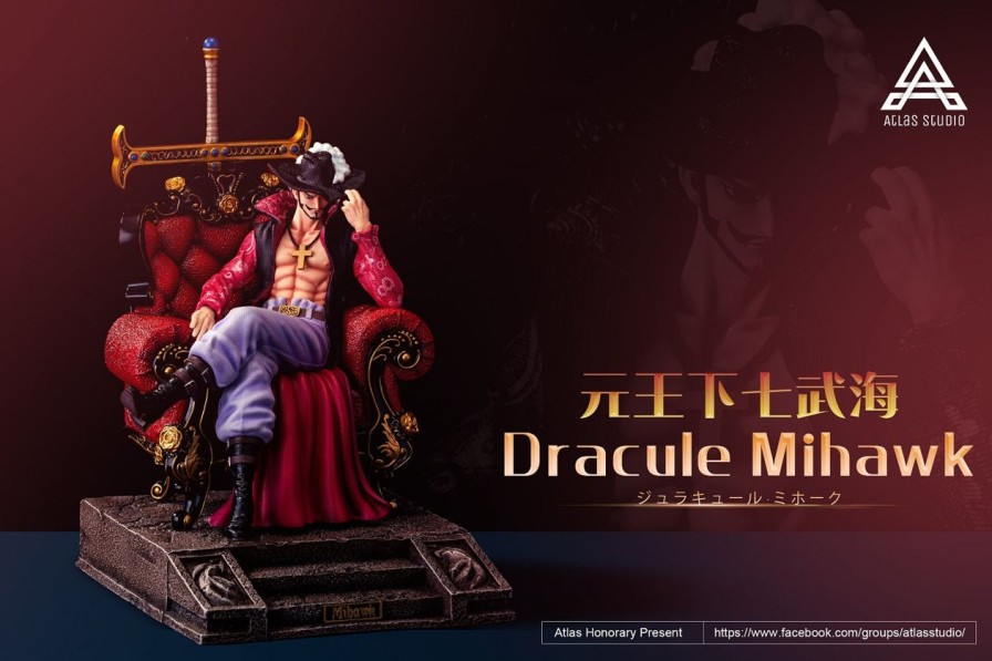 Anime Atlas Studio One Piece Gk Figures | [Pre-Order] One Piece Gk Figures - Dracule Mihawk Gk1509 | Gk Figure