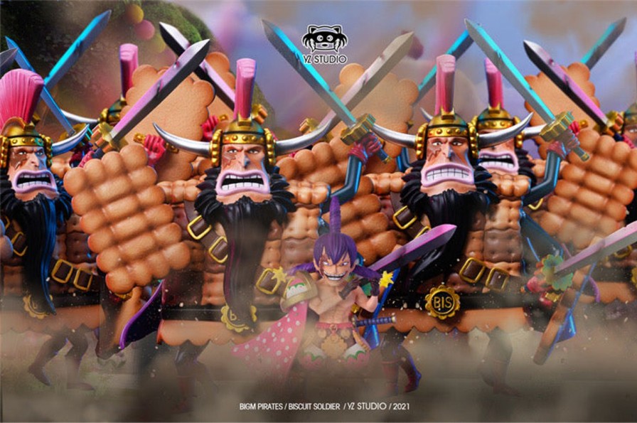 Anime YZ Studio One Piece Gk Figures | [Pre-Order] One Piece Gk Figures - Big Mom Pirates Biscuit Soldiers Gk1509 | Gk Figure