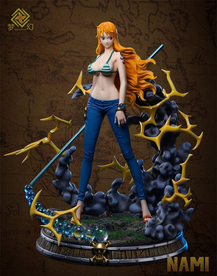 Anime Dream Studio One Piece Gk Figures | [Pre-Order] One Piece Gk Figures - One Piece Straw Hat Pirates Nami Gk1509 | Gk Figure