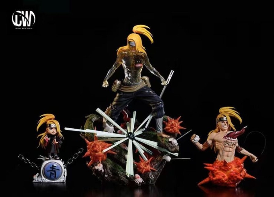 Anime Cartoon World Studios  Naruto Gk Figures | [Pre-Order] Naruto Gk Figures - Cartoon World Naruto Akatsuki Series Deidara Gk1509 | Gk Figure