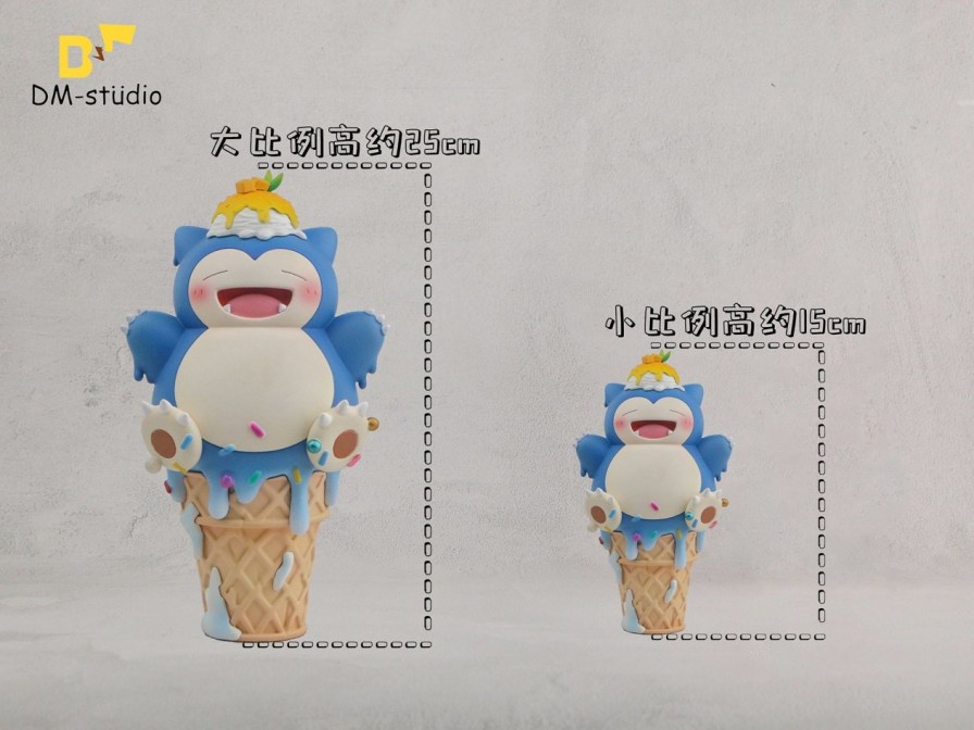 Anime DM Studios Pokemon Gk Figures | [Pre-Order] Pokemon Gk Figures - Ice-Cream Series Snorlax Gk1509 | Gk Figure