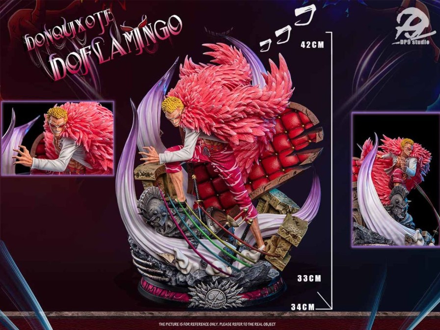 Anime DP9 Studio One Piece Gk Figures | [Pre-Order] One Piece Gk Figures - Dp9 Donquixote Doflamingo Gk1509 | Gk Figure