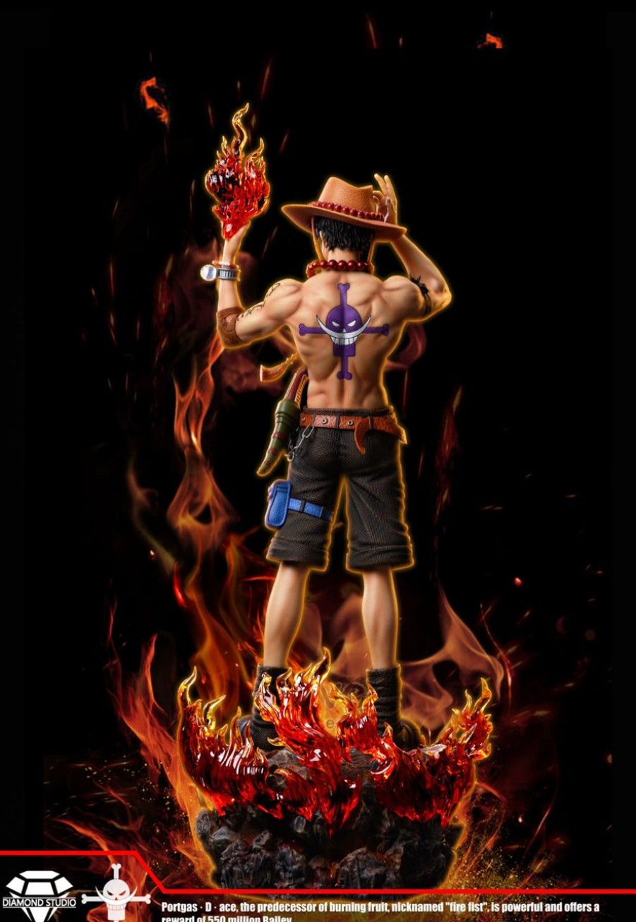 Anime Diamond Studio One Piece Gk Figures | [Instock] One Piece Gk Figures - Portgas D Ace Gk1509 | Gk Figure