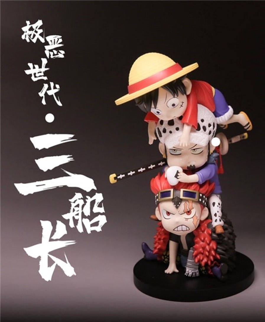 Anime Xi Bing Studio One Piece Gk Figures | [Pre-Order] One Piece Gk Figures - Luffy Law And Kid Gk1509 | Gk Figure