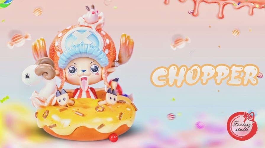 Anime Fantasy Studio One Piece Gk Figures | [Pre-Order] One Piece Gk Figures - Fantasy Doughnut Series Chopper Gk1509 | Gk Figure